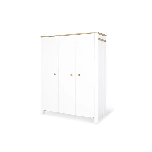 Pinolino armoire enfant 3 portes - Blanc