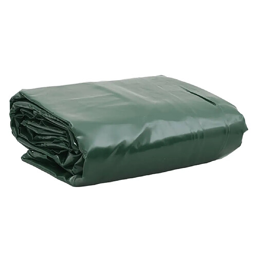 vidaXL Bâche vert 6x8 m 650 g/m²