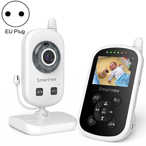 Babyphone Camera Écran 2.4 Pouces Vision Nocturne Audio Bidirectionnel Température - Yonis