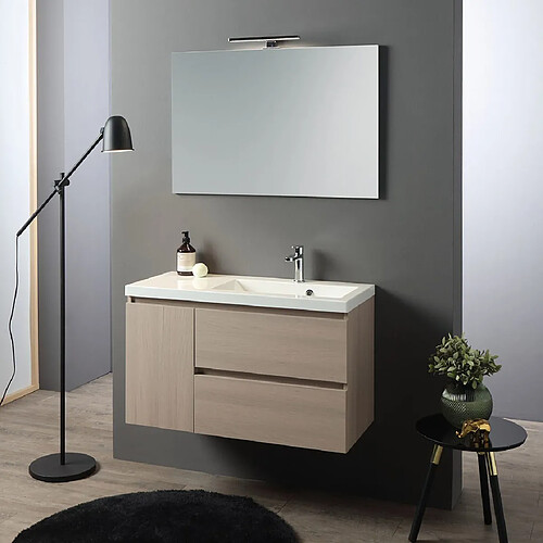 Kiamami valentina meuble haut salle de bain - Chêne