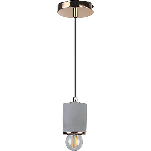 ICONIK INTERIOR Lampe de plafond - Lampe suspendue - Métal et béton - Felippo Doré