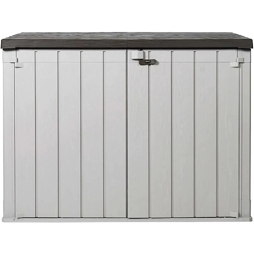 Toomax Coffre de jardin Storaway Plus - gris taupe/marron