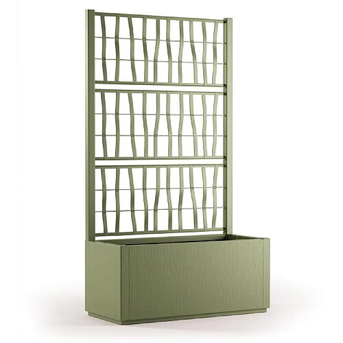 Stefanplast Jardinière rectangulaire - Vert
