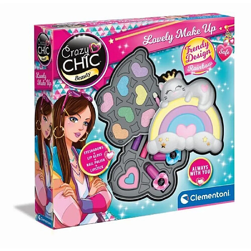 Clementoni Coffret maquillage arc-en-ciel - Multicolore