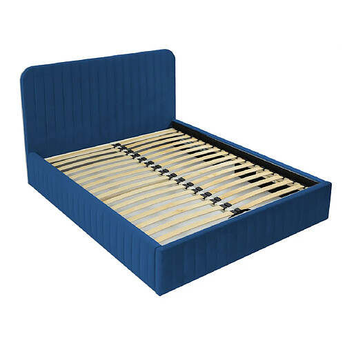 Bestmobilier Sommier Stuart - Bleu marine