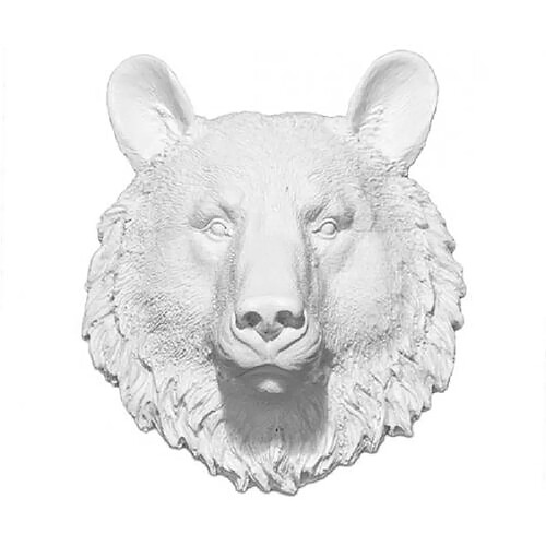 Iconik Interior Tête d'Ours Blanc