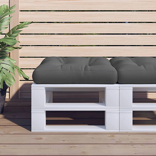 vidaXL Coussin de palette - Anthracite