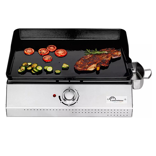 Plancha électrique 2150w plaque fonte émaillée 50x35cm - 8713 - Biscarosse 50-35 - LITTLE BALANCE