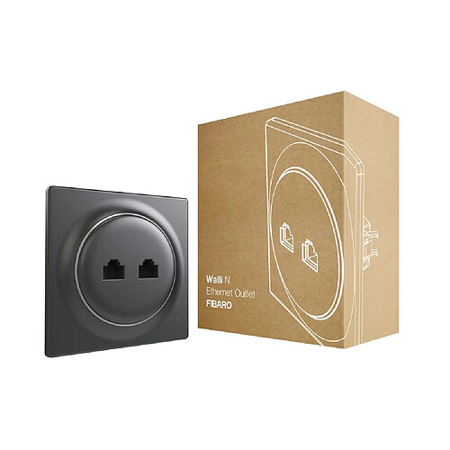Fibaro Walli prise murale 2 ports Ethernet