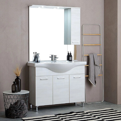 Kiamami valentina meuble salle de bain Rimini - Chêne