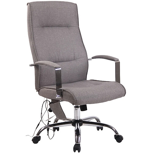 Decoshop26 Fauteuil de massage - Gris