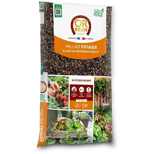 Or Brun Paillage Potager 50L