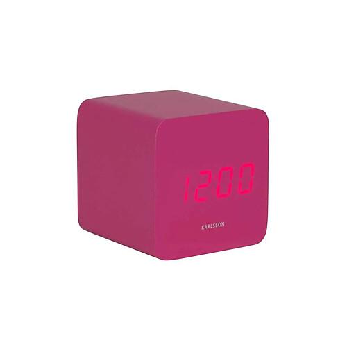 Karlsson Réveil carré LED - Spry Rose