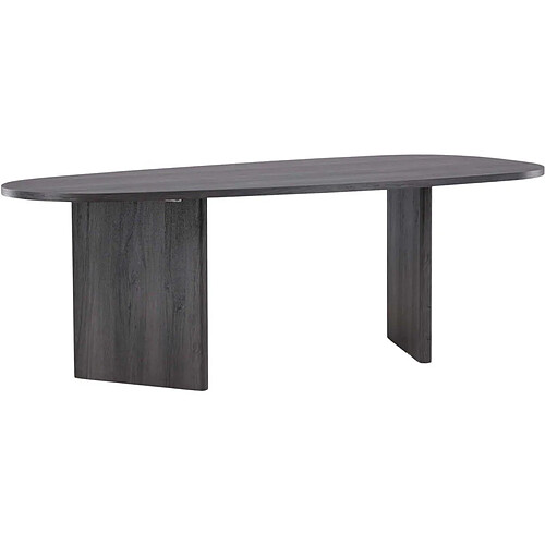 Venture home table à manger ovale - Noir
