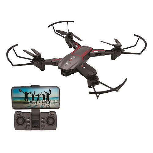 Drone Air Vision HD Avec Caméra - Pliable, WiFi, Détecteur D'obstacles - 2 Batteries - À Partir De 14 Ans