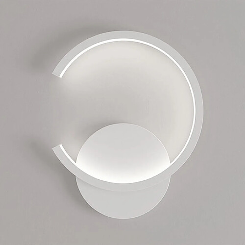 Stoex Applique Ronde Minimaliste Blanc Froid