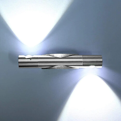Stoex Applique murale LED 8W - Argent