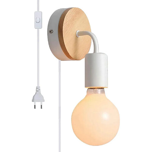 Stoex Applique Murale Vintage Blanche