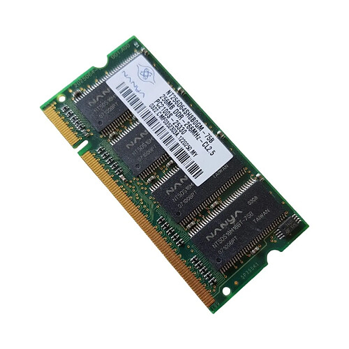 Nanya NT256D64SH8BGM-75B 256Mo 266MHz DDR · Reconditionné