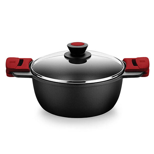 Bra casserole avec couvercle en verre