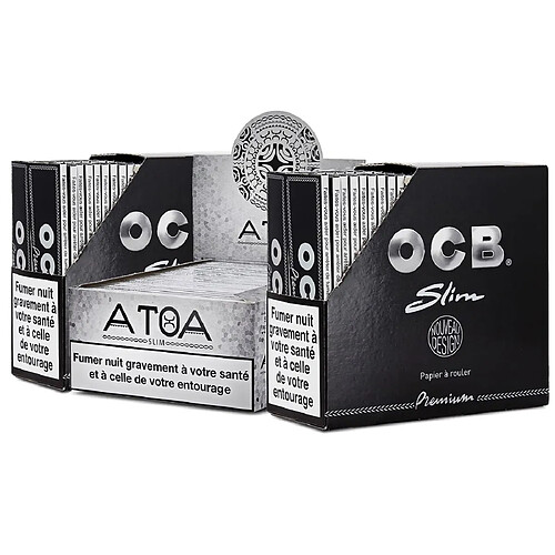 2 Boites Feuilles Slim OCB