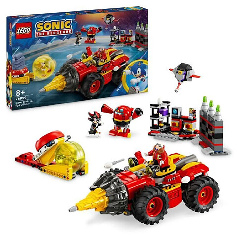 Lego Sonic Super Sonic contre Egg Drillster