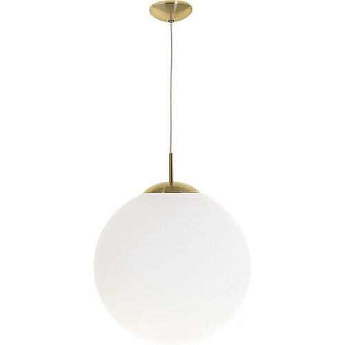Suspension métal moderne - Or et blanc