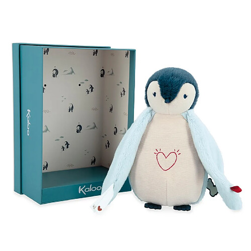 Kaloo Peluche veilleuse manchot - Bleu