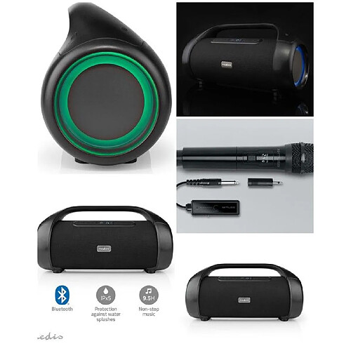 Nedis Boombox RGB - Noir