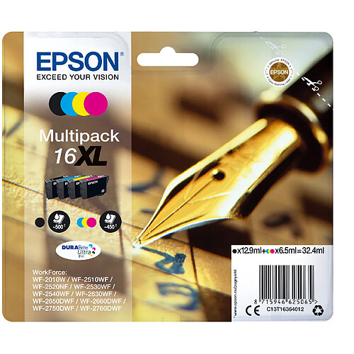 Epson Cartouches d'encre 604XL - Noir et couleurs