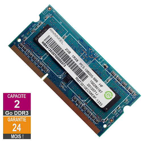 Ramaxel RMT3010EC58E8F-1333 2Go 1333MHz DDR3 · Reconditionné