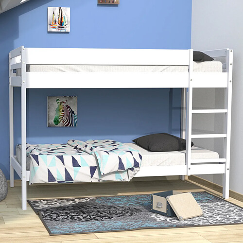 Weber Industries Lit superposé - Blanc 90x190 cm