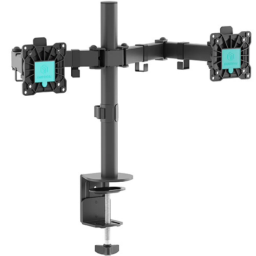 ONKRON Bras Ecran PC 2 Ecran 13 - 32 Pouces, de 8 kg ,VESA 75x75 & VESA 100x100,D221E-B