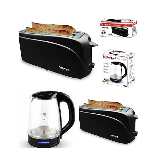 Techwood Set petit-déjeuner bouilloire + grille-pain