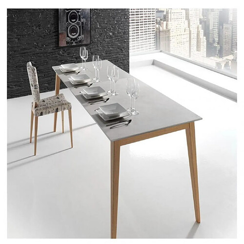 Inside 75 Table à manger extensible - Argent