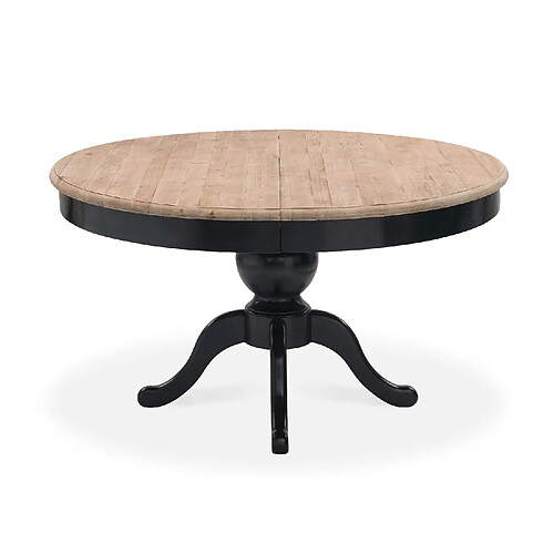 Table ronde extensible Sidonie - Noir