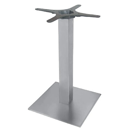 Bolero Table de jardin carrée - Argent