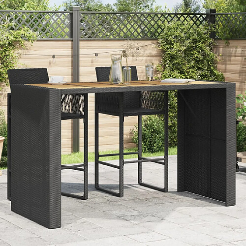 vidaXL Table de Bar Acacia