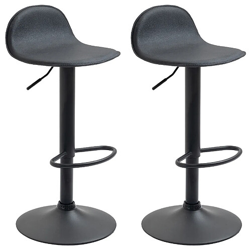 Tabourets de bar Lana V2 - Noir