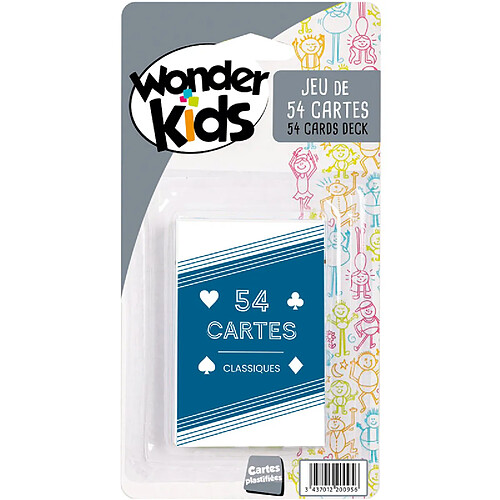 Wonderkids ETUI 54 CARTES PLASTIFIEES