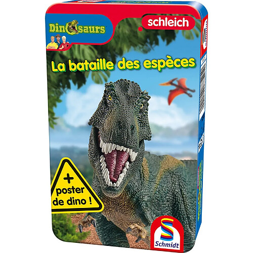 Schmidt Spiele BTE METAL BATAILLE DINOSAURES