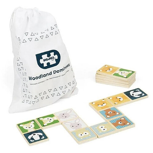 Bigjigs toys Dominos animaux en bois