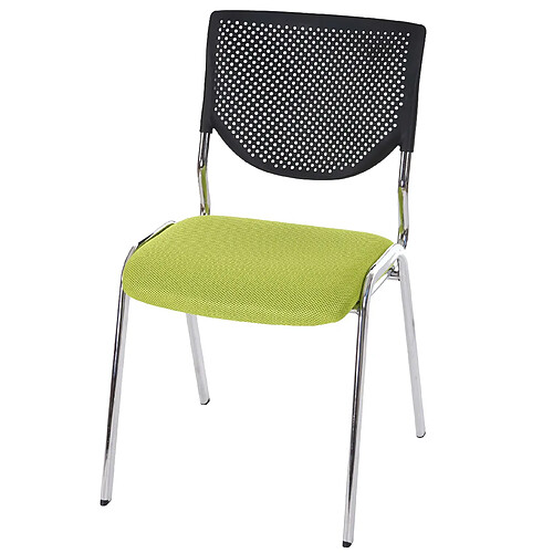 DecoShop26 Chaise visiteur - Vert