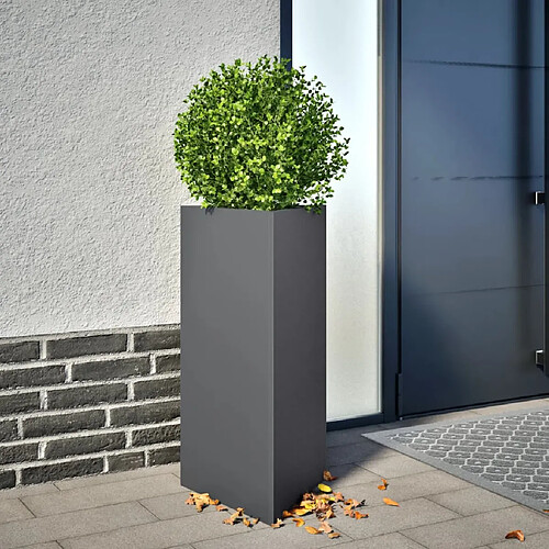 Vidaxl vidaXL Jardinière 40x34,5x70 cm - Anthracite