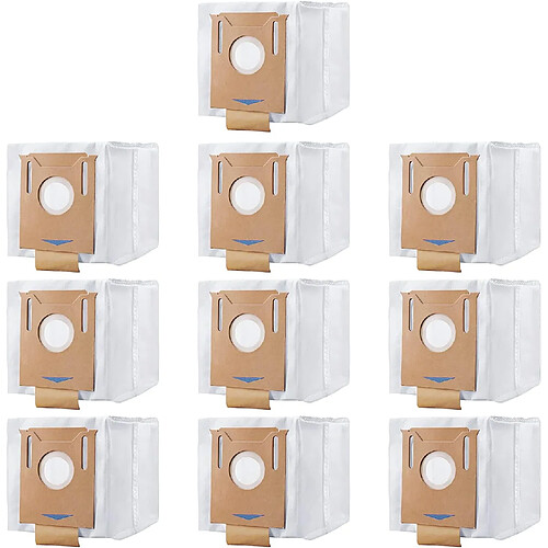 INF Sacs aspirateur pour robots Yeedi et Ecovacs - Lot de 10