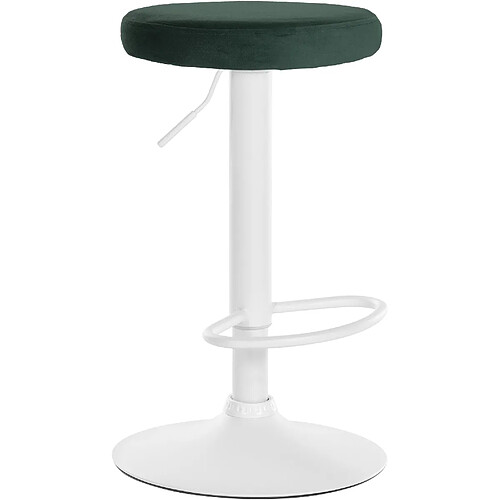 Decoshop26 tabouret de bar - Blanc