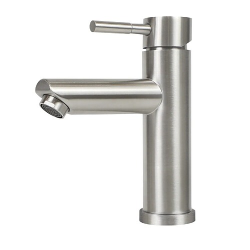 ZMH robinet mitigeur de lavabo robinet d'évier robinet de cuisine à haute pression robinet à levier unique