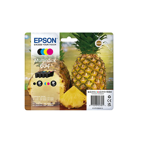 Epson Cartouches d'encre 604 - Noir et couleurs