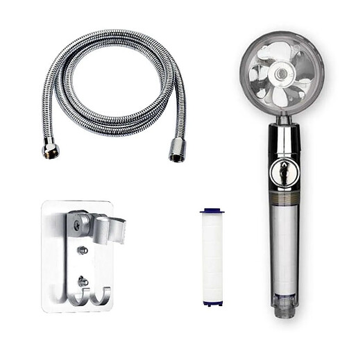 INF Pommeau de douche turbo avec tuyau