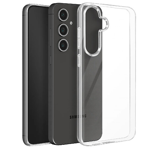 Mayaxess Coque Silicone pour Galaxy S24 FE - Transparent